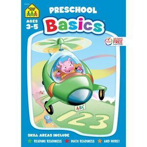 School Zone Preschool Basics 96-Page Workbook -- School Zone